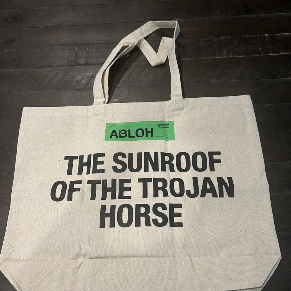 Virgil Abloh "Church & State" Figures Of Speech Sunroof Brooklyn Museum TOTE NEW